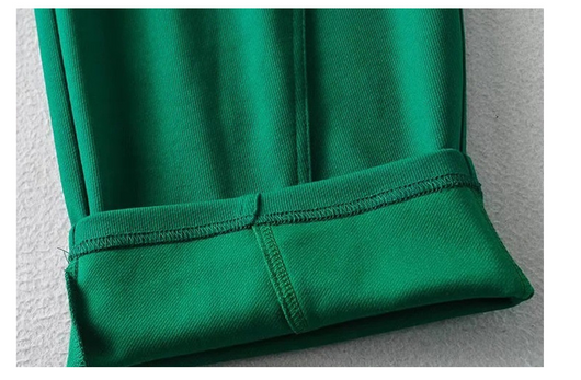 Pantalones Anchos de Cintura Alta para Mujer - Estilo Ejecutivo - Image 8