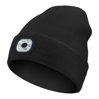 Gorro Tejido LED Recargable con Luz Removible y Lavable - Image 23