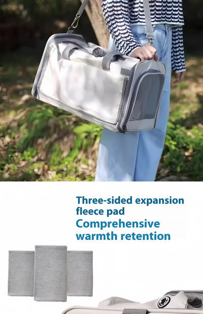 Mochila Transportadora para Mascotas Respirable de Gran Capacidad - Image 18