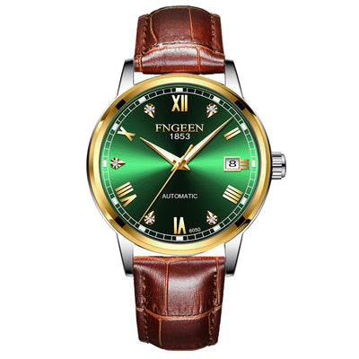 Reloj Automático de Acero Inoxidable Estilo Cinturón Ejecutivo Impermeable con Luminiscencia - Image 20