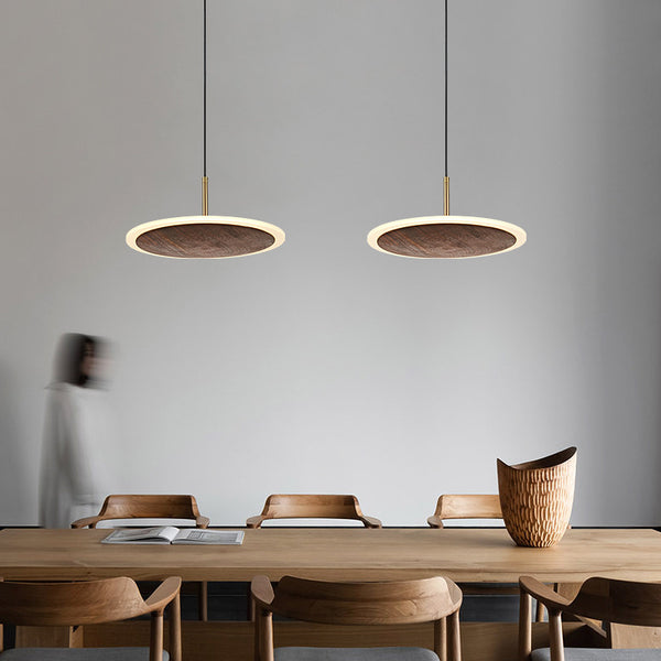 Lámpara Colgante UFO Estilo Japonés Minimalista para Restaurantes y Hoteles