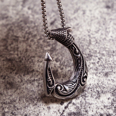 Collar Pendiente de Acero Inoxidable Vintage para Hombre - Image 9