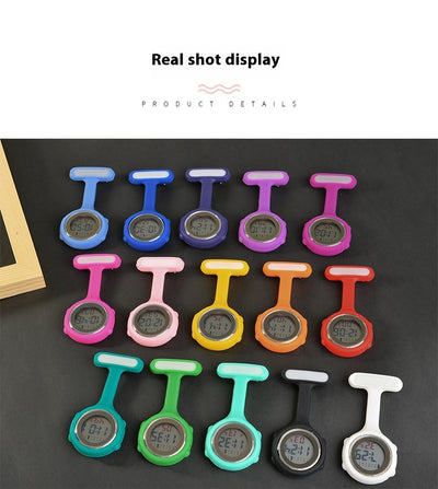 Reloj Digital Multifuncional para Enfermeras con Cronómetro de Silicona - Image 27