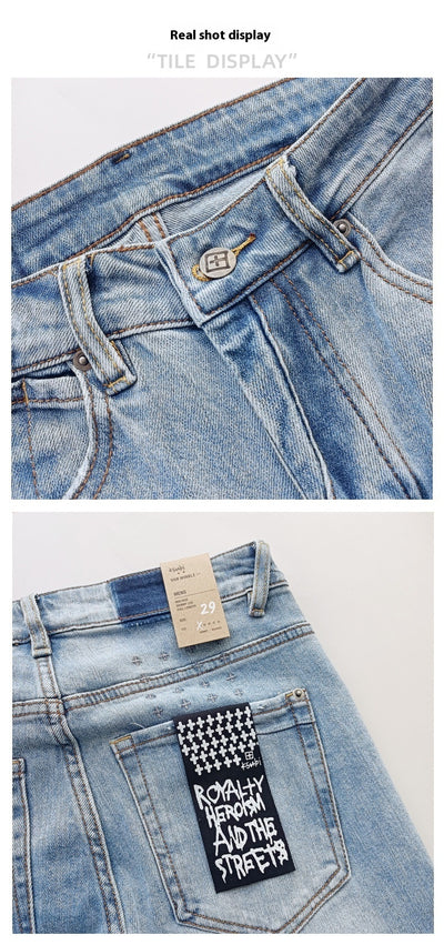 Jeans Ajustados Rotos con Elastano - Casual Moderno para Hombre - Image 31
