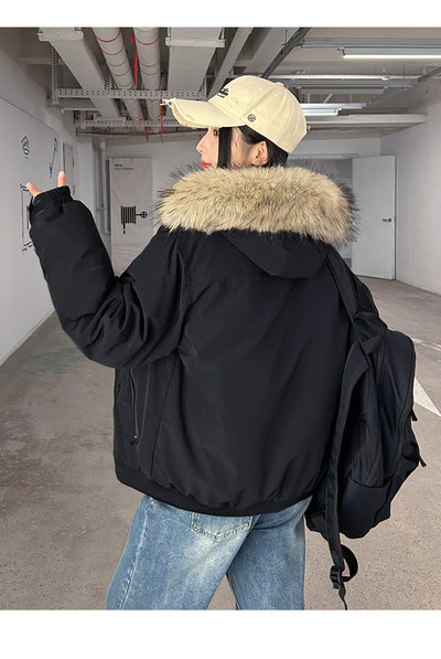 Abrigo Cálido Holgado Estilo Coreano de Algodón Grueso para Estudiantes - Image 20