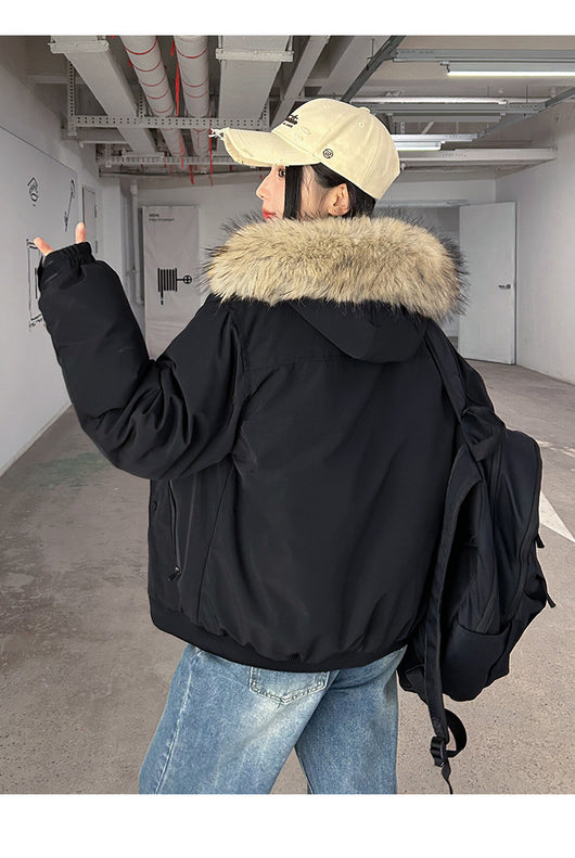 Abrigo Cálido Holgado Estilo Coreano de Algodón Grueso para Estudiantes - Image 20