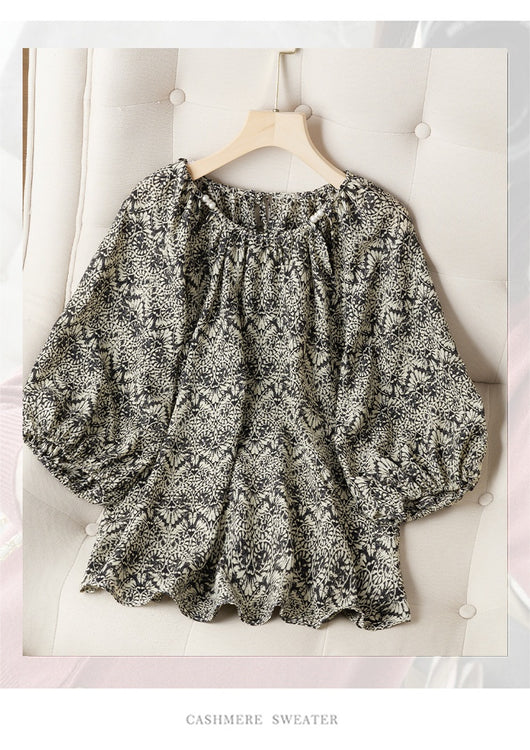 Blusa Suelta Reductora de Manga 3/4 para Mujer - Image 14