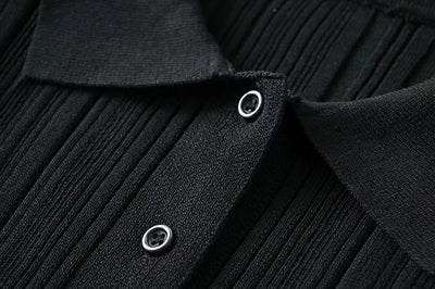 Vestido Ejecutivo para Mujer con Solapa y Cierre Simple - Image 20