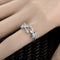 Anillo Elegante de Hoja con Circón - Estilo Japonés y Coreano
