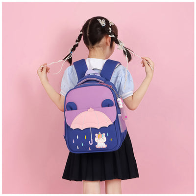 Mochila Escolar Infantil de Contraste para Clases de Preescolar e Intermedio - Image 10