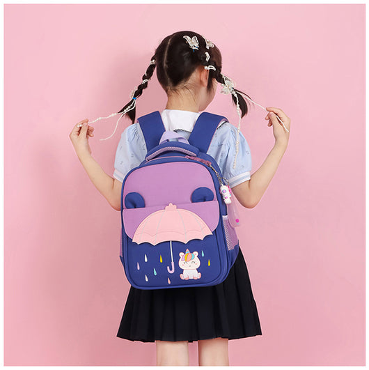 Mochila Escolar Infantil de Contraste para Clases de Preescolar e Intermedio - Image 10