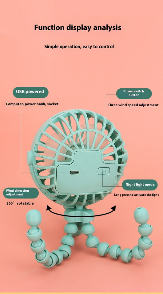 Ventilador Portátil Plegable para Exteriores - Image 31