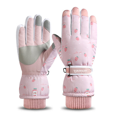 Guantes Térmicos Acolchados para Ciclismo con Relleno de Terciopelo y Algodón - Image 29
