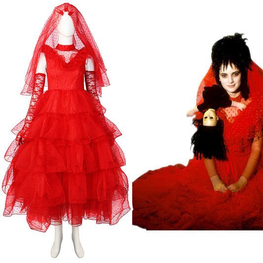 Disfraz Beetlejuice Novio - Vestido de Boda Cosplay - Image 2