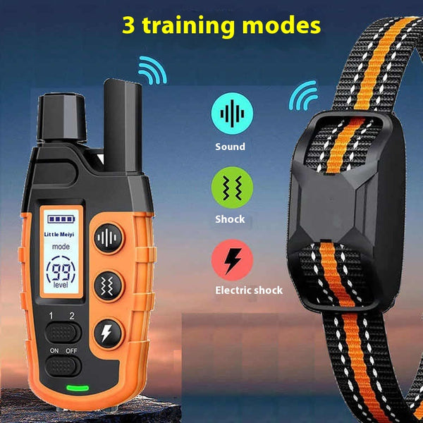 Collar Adiestramiento Canino Resistente al Agua con Control Remoto