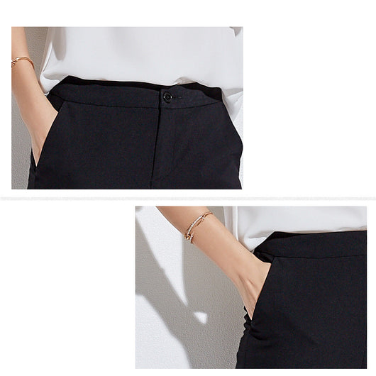 Pantalones Lápiz con Abertura Lateral - Estilo Sofisticado y Moderno - Image 11
