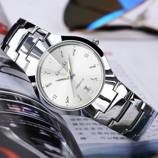 Reloj de Cuarzo Impermeable para Mujer de Temperamento Simple - Image 7