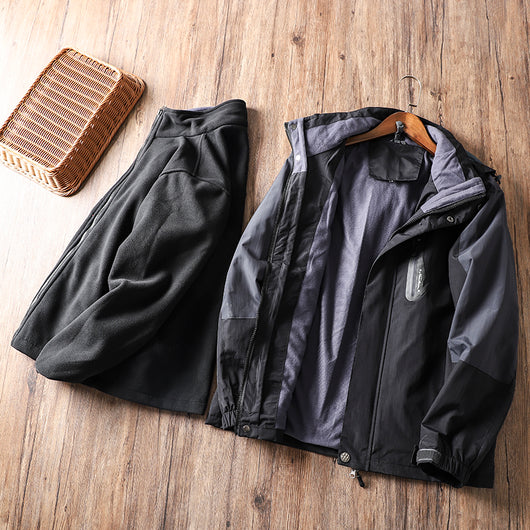 Chaqueta de Invierno para Hombre Talla Grande - Cálida, Resistente al Viento e Impermeable - Image 2