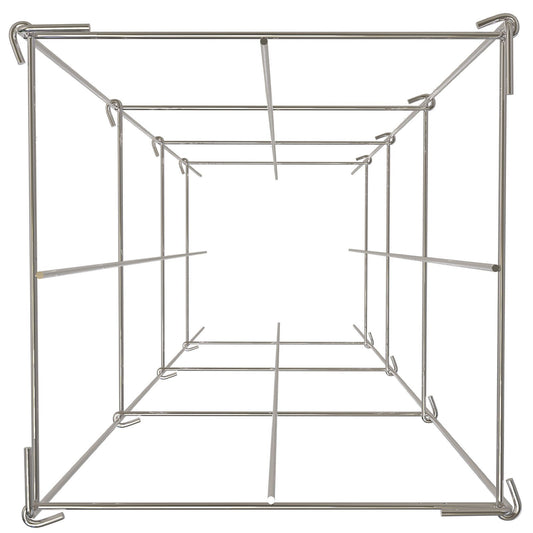 Jaulas Tutores para Tomates 46cm - Pack 5 Estructuras Cuadradas de Acero Galvanizado - Image 2