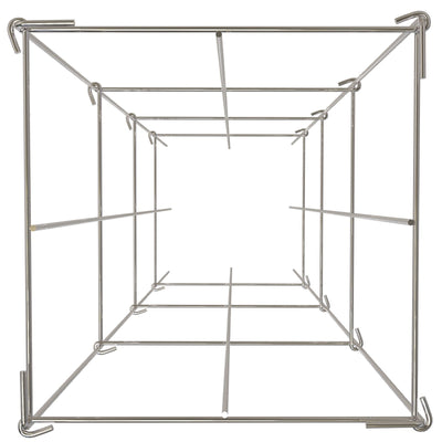 Jaulas Tutores para Tomates 46cm - Pack 5 Estructuras Cuadradas de Acero Galvanizado - Image 2