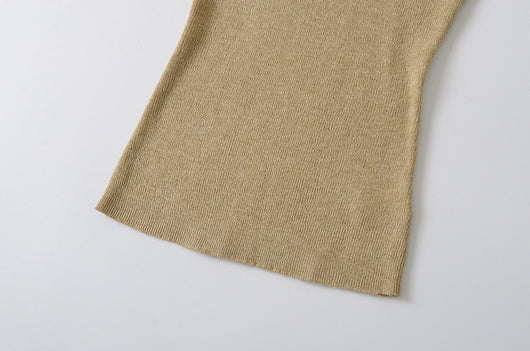 Blusa Ajustada de Lana Estilo Europeo - Cuello Redondo Liso y Elástico - Image 30