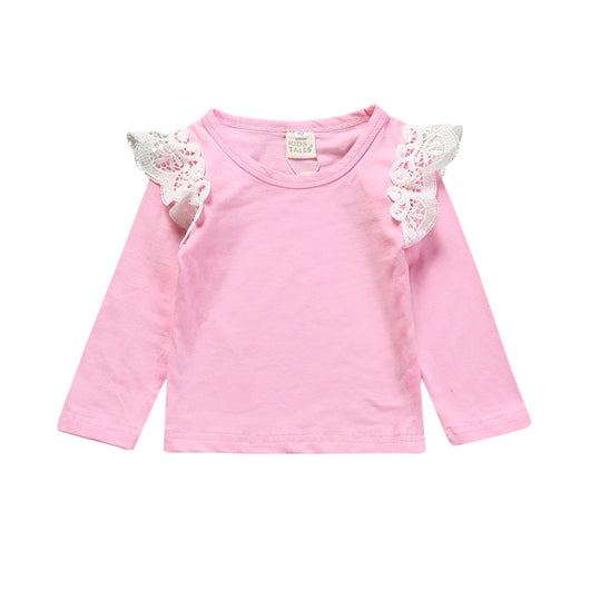 Blusa de Algodón con Encaje y Manga Larga - Image 6
