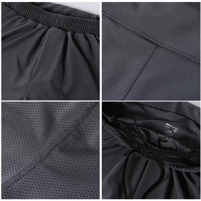 Pantalones Deportivos de Corte 3/4 con Doble Capa para Hombre - Primavera y Verano - Image 15