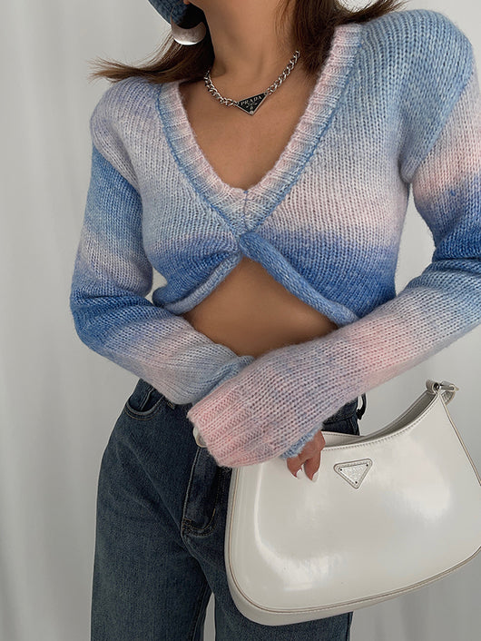Suéter Oversize Cuello V Suave y Cómodo para Mujer - Image 16