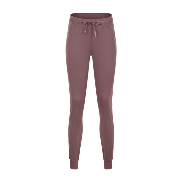 Pantalones Deportivos Cintura Alta para Yoga - Ajuste Delgado y Secado Rápido