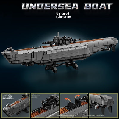 Bloques de Construcción Submarino Militar - Image 4