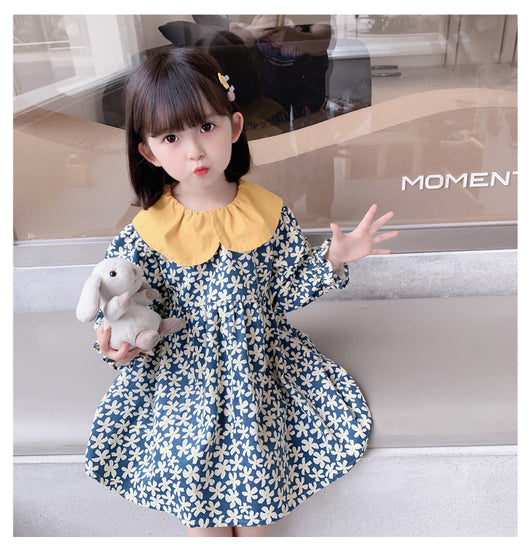 Vestido Infantil Estilo Princesa Coreano con Detalles Occidentales - Image 3