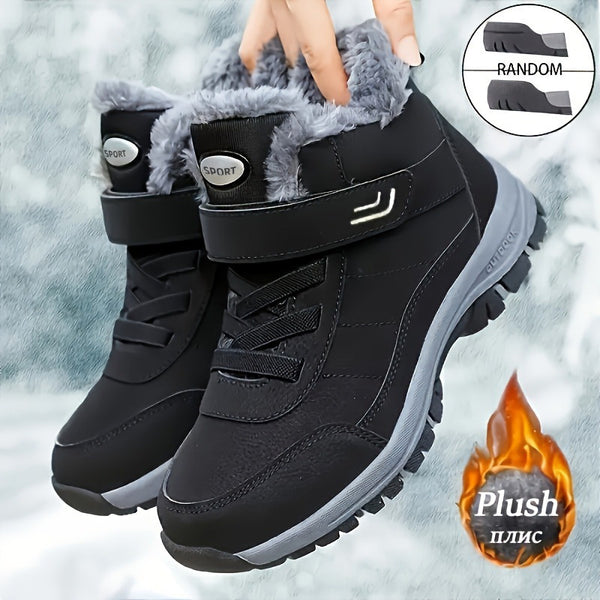Botas de Nieve Impermeables con Suela Gruesa y Forro Polar