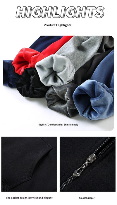 Cardigan Hoodie Holgado para Hombre - Perfecto para Otoño e Invierno - Image 24