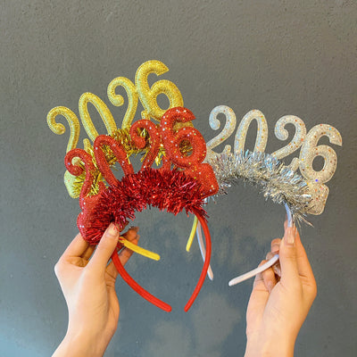 Diadema de Cumpleaños - Accesorio Fotográfico para Fiestas Navideñas