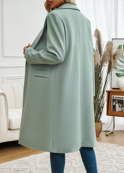 Abrigo Elegante con Cuello Solapa para Mujer Ejecutiva - Image 12