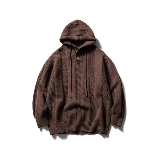 Sudadera Retro Térmica Holgada para Hombre - Image 7