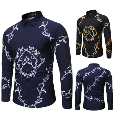 Camisa Casual Slim Fit con Estampado Floral para Hombre - Image 11