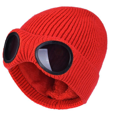 Gorro Tejido Abrigado con Gafas Protectoras - Protección Térmica Unisex Otoño Invierno - Image 7