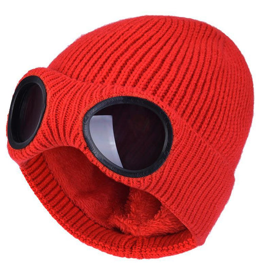 Gorro Tejido Abrigado con Gafas Protectoras - Protección Térmica Unisex Otoño Invierno - Image 7