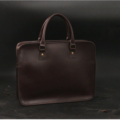 Bolsa Bandolera de Cuero Auténtico Vintage para Hombre - Image 3