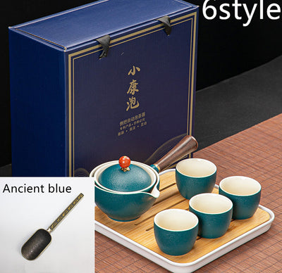 Juego de Té Xiaoyao con Tetera Giratoria 360° - Image 45