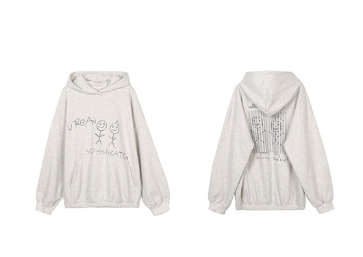 Sudadera Hoodie Coreana Estampada Suelta y Cómoda para Estudiantes - Image 2