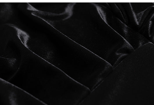 Vestido de Noche Largo con Pliegues y Abertura Lateral - Image 20