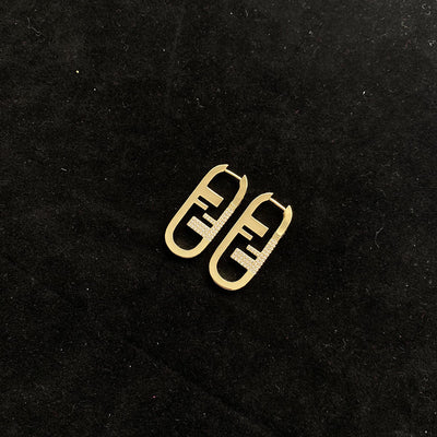 Aretes de Letra F de Alta Moda - Diseño Personalidad - Image 7