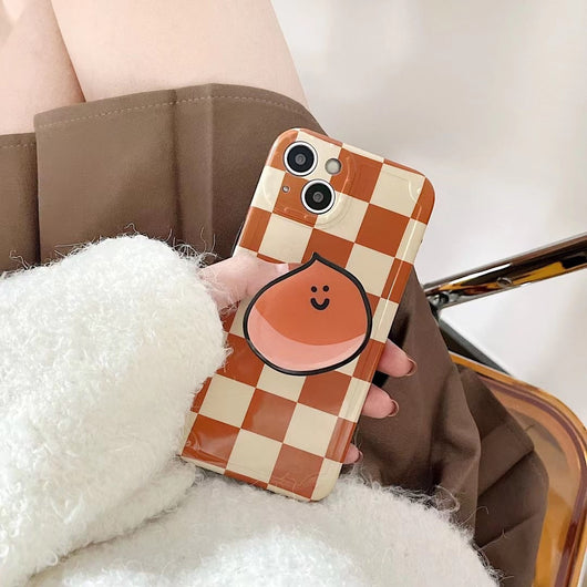 Funda para Celular Ajedrez Naranja con Soporte - Image 12
