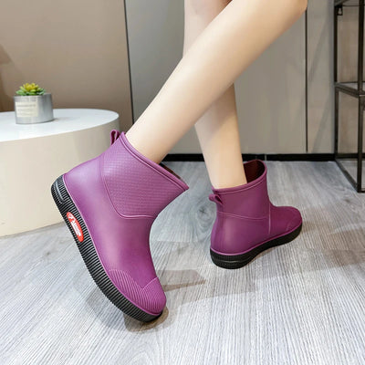 Botas Impermeables Cortas para Mujer - Estilo Moderno y Funcional - Image 22