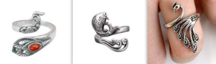 Anillo Vintage con Gancho de Línea Doble - Image 19