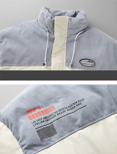 Abrigo de Invierno para Hombre Casual con Cuello Alto Acolchado en Algodón - Image 15