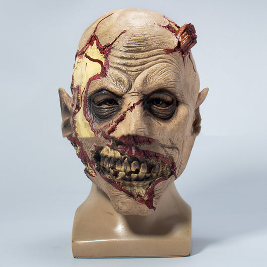 Máscara de Terror con Ramas y Cicatrices Cómicas - Image 9
