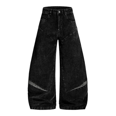 Pantalones Vintage de Pierna Ancha Estilo Americano para Hombre - Image 5